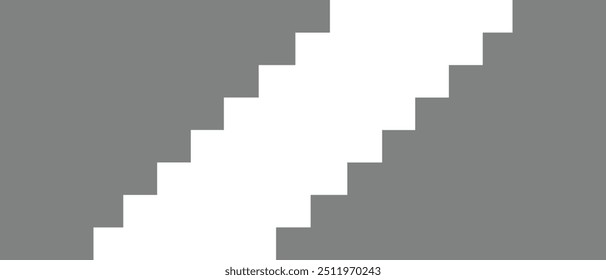 Escalera de fondo o escalones. Escalera, símbolo de ascenso, movimiento ascendente o avance en el trabajo. Pasos que denotan desarrollo, conocimiento y habilidades o mejora.