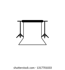 Background stand, Studio Backdrop icon. Element of photo camera icon for mobile concept and web apps. Detailed Background stand, Studio Backdrop icon can be used for web and mobile