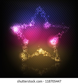 background with star