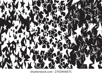 Background Star abstact pattern design.