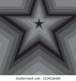 background with star patterns in gray black tones, vector