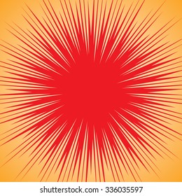 Background with Starburst. Template for advertising. Vector illustration.