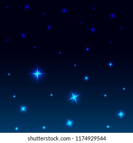 background of the starry sky