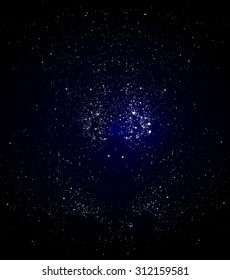Background starry space