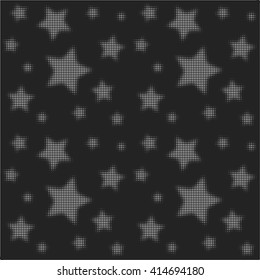  Background with stars. Abstract beautiful background. Vector illustration. Halftone texture.