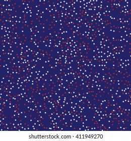 Background with stars in the American flag theme. Stock vector.