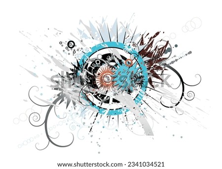 Background with stars beatiful illustration