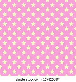 Background with stars. Colored simple pattern with geometric elements. Starry backdrop. Print for banners, flyers, posters, t-shirts and textiles. Greeting cards. Vintage and retro style