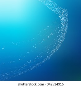 Background with Stars. Design Template. Abstract Vector Illustration.