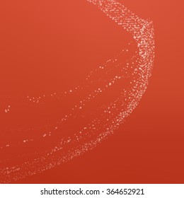Background with Stars. Design Template. Abstract Vector Illustration.