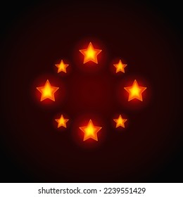 background stars light abstraction space