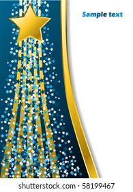 Background with stars and stripes
