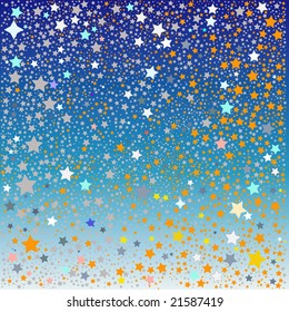 Background from stars (vector)