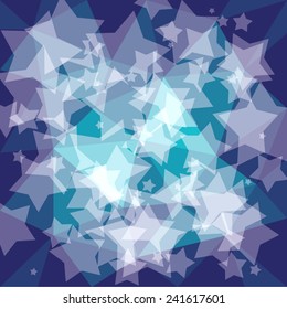 background with stars - vector illustration