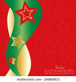 Background with stars, vector illustration