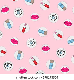 Background with stickers