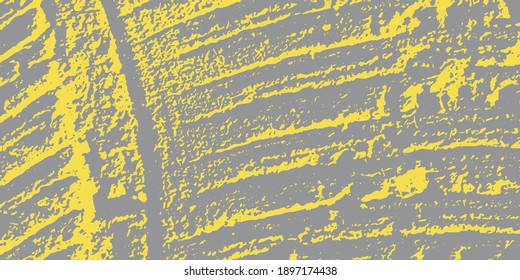 Background of stone texture,trendy color 2021 Illuminating, Ultimate Gray. Bright yellow and monochrome grey. Vector illustration on isolated background. For decorative use. Abstract textured effect. 