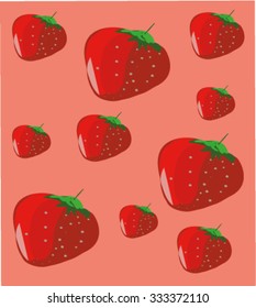 Background strawberry