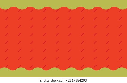 Morango de fundo com design único folha