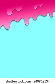 Background with streaks of paint of different colors. Vector eps10.