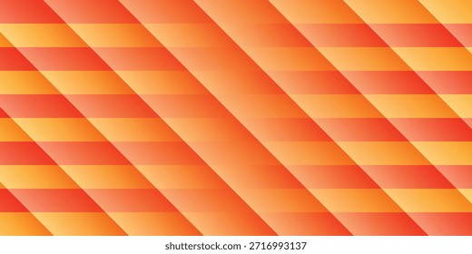 Línea de franja de fondo degradado diagonal naranja amarillo