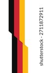 Background stripe line seamless pattern color Jerman. Style paper folding lane Germany. Technology and sports banner template