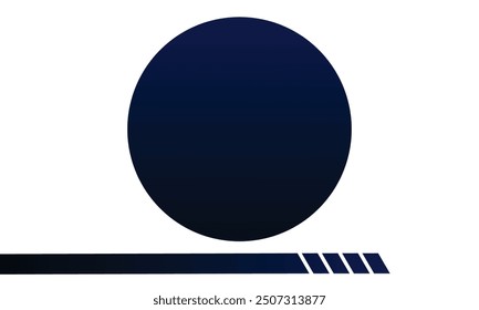 background stripe loading, presentation and wallpaper for business and study. copy space and negative space, geometric illustration background. Circle shape.
