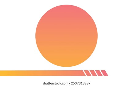 background stripe loading, presentation and wallpaper for business and study. copy space and negative space, geometric illustration background. Circle shape.