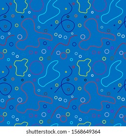 background stripes in full color with a blue base color