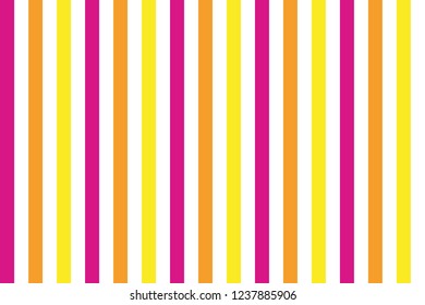 background of stripes in pink, orange, yellow and white