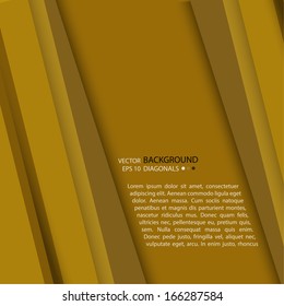 Background from strips of yellow paper overlay each other