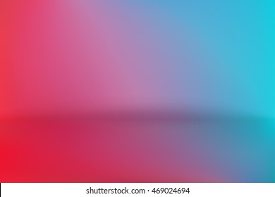 Background Studio Horizon Red Blue Vector