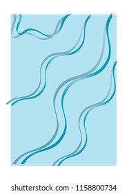 background style blue wave abstract vector eps 10