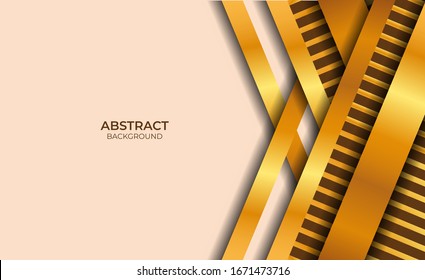 Background Style Brown And Gold Design 