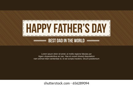 Background style father day greeting card