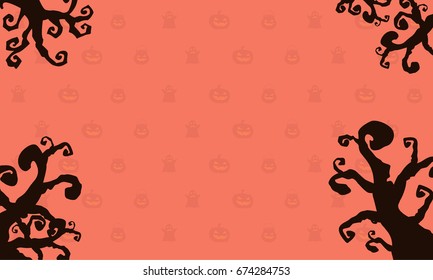 Background style Halloween card