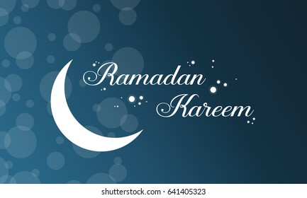 Background style Ramadan Kareem card