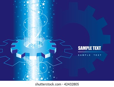 Background in the style of techno. Vector illustration.