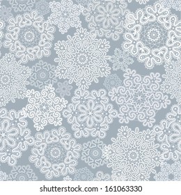 background with  stylization Christmas snowflakes