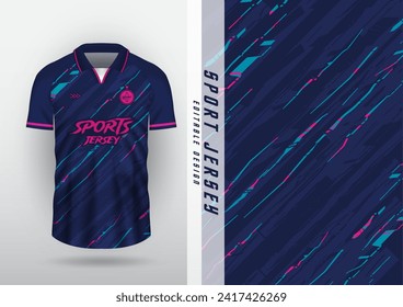 Background sublimation outdoor sports jersey football jersey futsal jersey running jersey racing exercise , grunge pattern, navy blue.