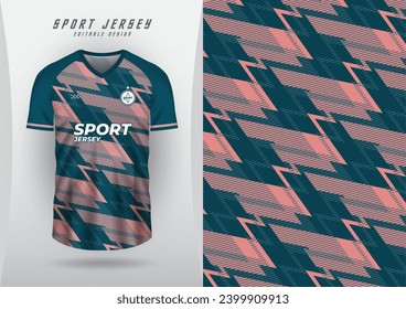 Background, sublimation pattern, outdoor sports, jersey, football, futsal, running, racing, exercise, zigzag pattern, fabric pattern duck head green pink