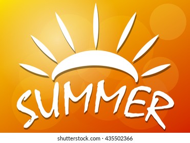Background of the summer