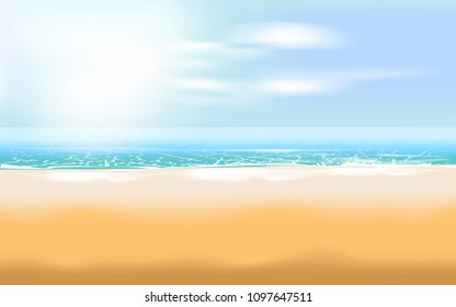 Background for summer vacation.Summer beach background.