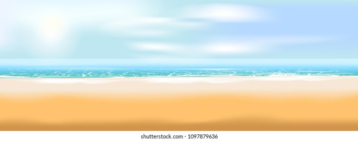 Background for summer vacation.Summer beach background.