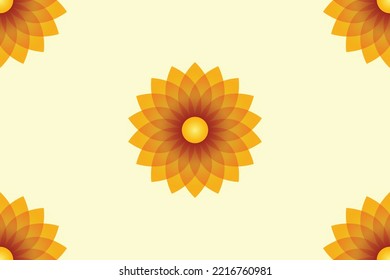 Background Sun Flower Yellow 3D Neumorphism, Download this Artwork and Choose The Enhanced License for More Usability