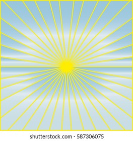 background sunbeams
