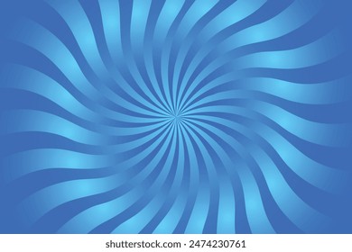Background sunbrust, with shades of blue