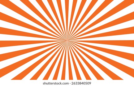 Hintergrund vom gelben und orangefarbenen Sonnenstrahl.
