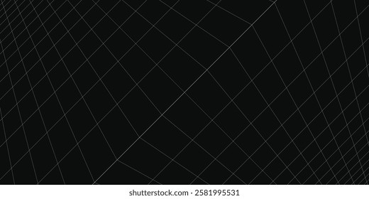 The background surface side black-and-white side of the lattice surface line. Cyber ​​network technology. banners, covers, terrain, science fiction, photo frames, and related backgrounds