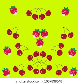 Background with sweet fruits